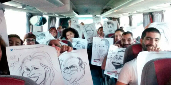 Caricaturista Comunidad Avanza